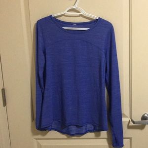 long sleeve lululemon workout shirt